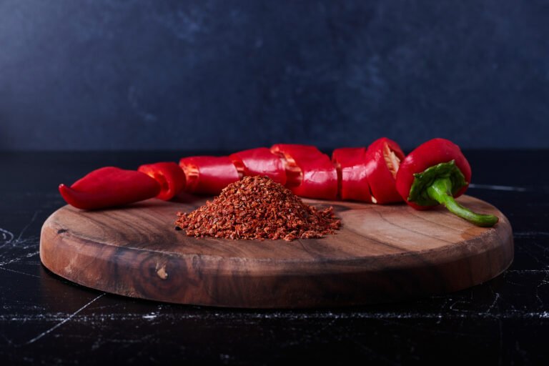 Red chili pepper and paprika